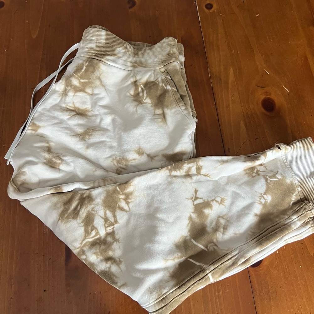 Lululemon Tie-Dye Jogger Sweat Pants *flaws * Size Large?